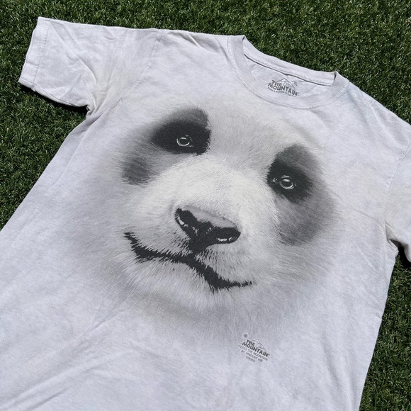 VTG ‘10 The Mountain Panda Bear White Tee - Picture 3 of 4